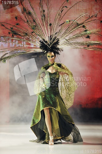 Image of fashion show woman catwalk