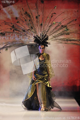 Image of fashion show woman catwalk