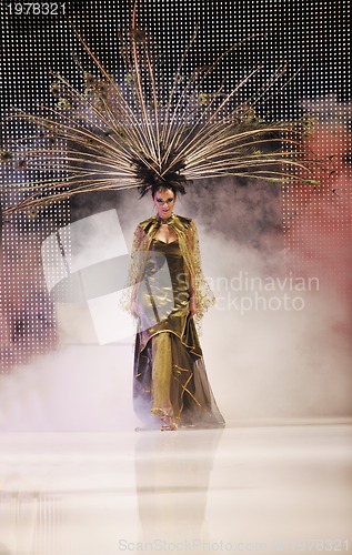 Image of fashion show woman catwalk