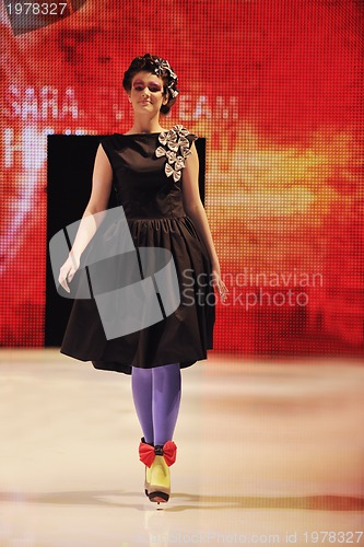 Image of fashion show woman catwalk