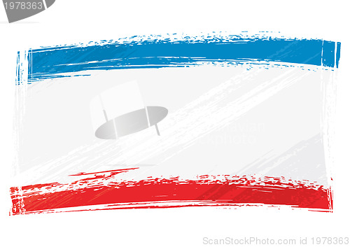 Image of Grunge Crimea flag
