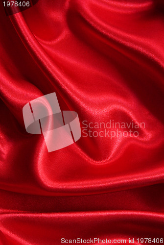 Image of Smooth elegant red silk 