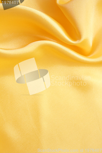 Image of Smooth elegant golden silk