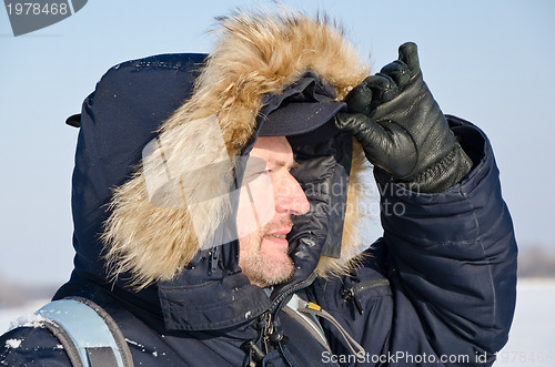 Image of desperate climber