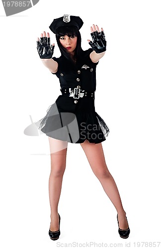 Image of Sexy police woman