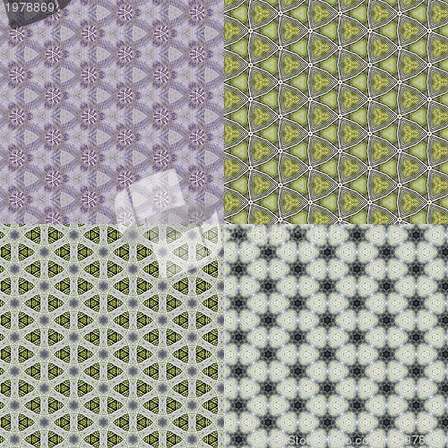 Image of set vintage shabby background with classy patterns