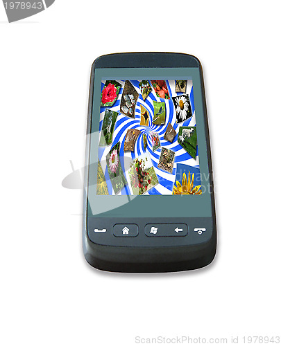 Image of Modern phone of type  ipad