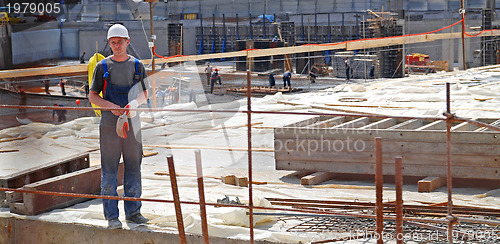 Image of construction workers