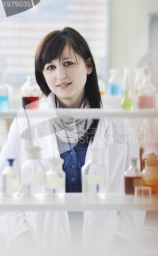 Image of young woman in lab