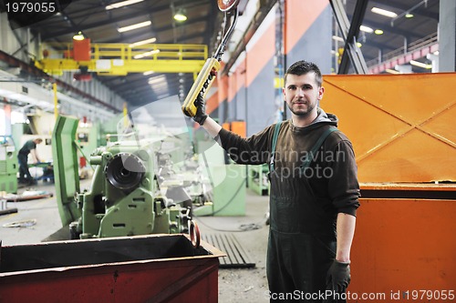 Image of industry workers people in factory