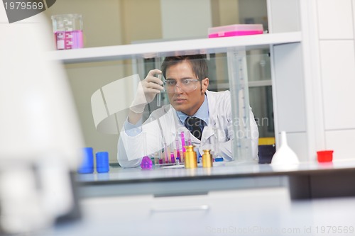 Image of research and  science people  in laboratory