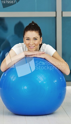 Image of young woman fitness workout 