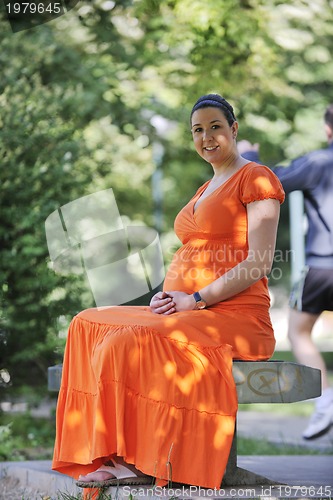 Image of happy pregnancy