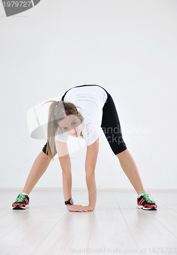 Image of young woman fitness workout 