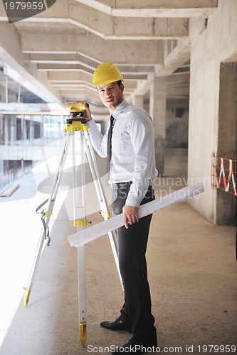 Image of architect on construction site
