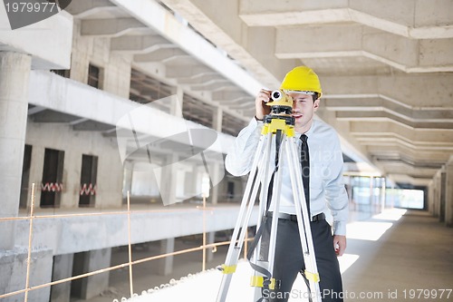 Image of architect on construction site