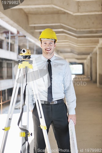 Image of architect on construction site