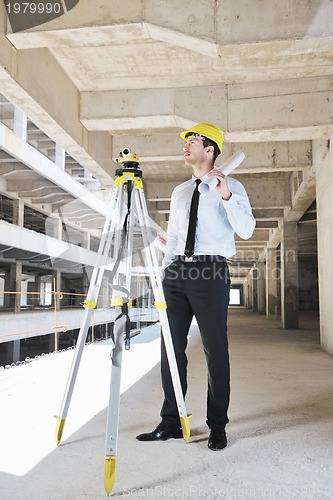 Image of architect on construction site