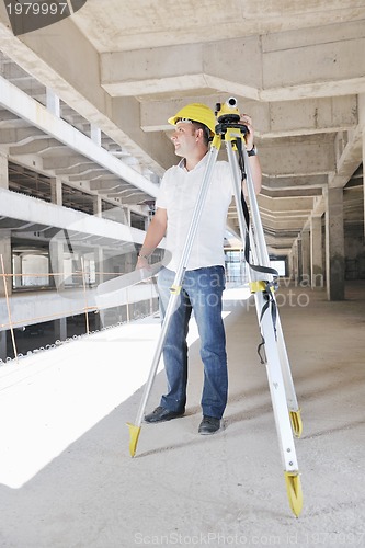 Image of architect on construction site