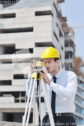 Image of architect on construction site