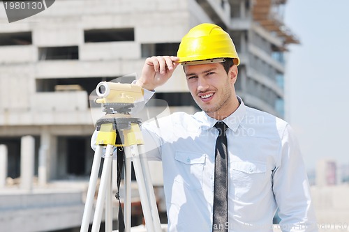 Image of architect on construction site