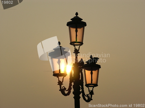 Image of Lamp light in Venice