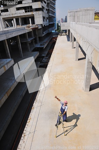 Image of architect on construction site