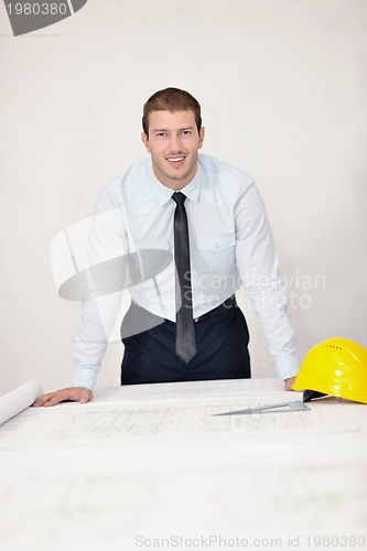 Image of architect on construction site