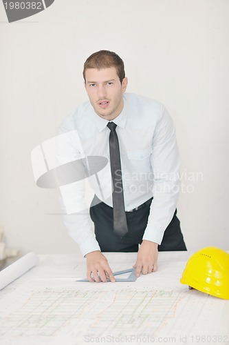 Image of architect on construction site