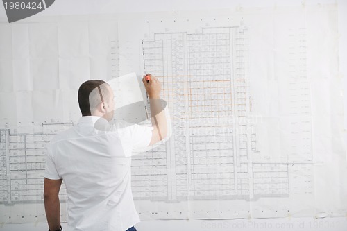 Image of architect on construction site