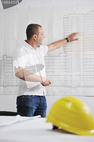 Image of architect on construction site