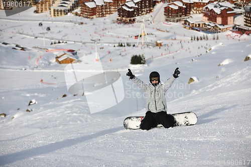 Image of  skiing on on now at winter season