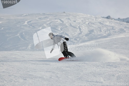 Image of  skiing on on now at winter season