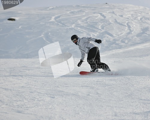 Image of  skiing on on now at winter season