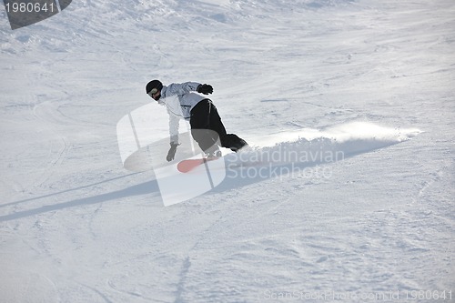 Image of  skiing on on now at winter season