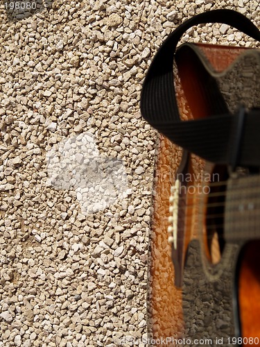 Image of Reflection of guitar