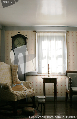 Image of Living room in a historical home