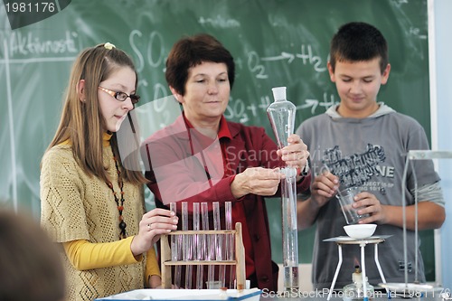 Image of science and chemistry classees at school