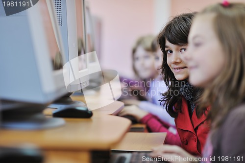 Image of it education with children in school