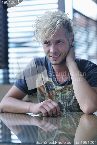 Image of Portrait of an handsome man
