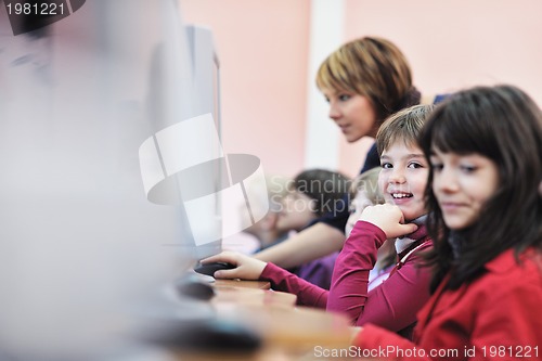 Image of it education with children in school