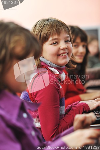 Image of it education with children in school