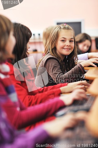 Image of it education with children in school