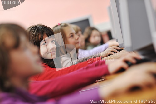 Image of it education with children in school