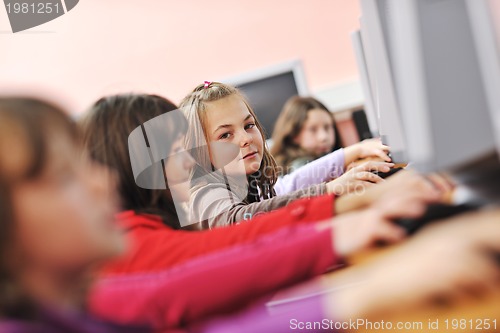 Image of it education with children in school