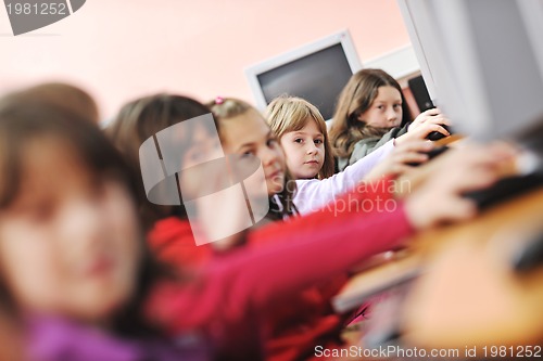 Image of it education with children in school