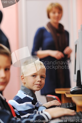 Image of it education with children in school