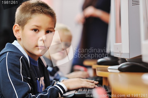 Image of it education with children in school