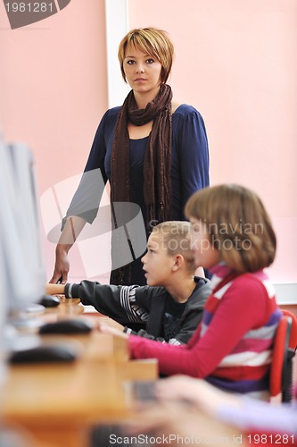 Image of it education with children in school