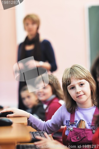 Image of it education with children in school